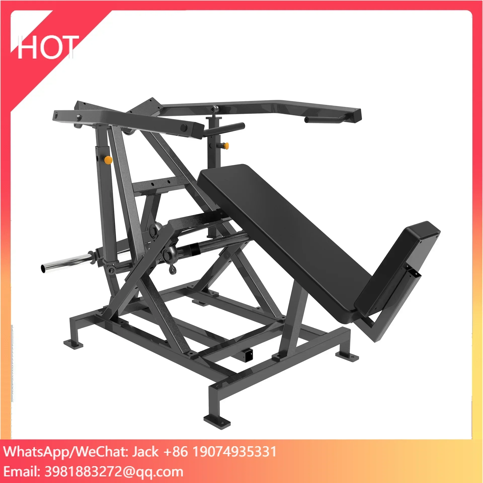 Fitness Bodybuilding Gym Equipment Strength Training Plate Load Incline Chest Press Machine