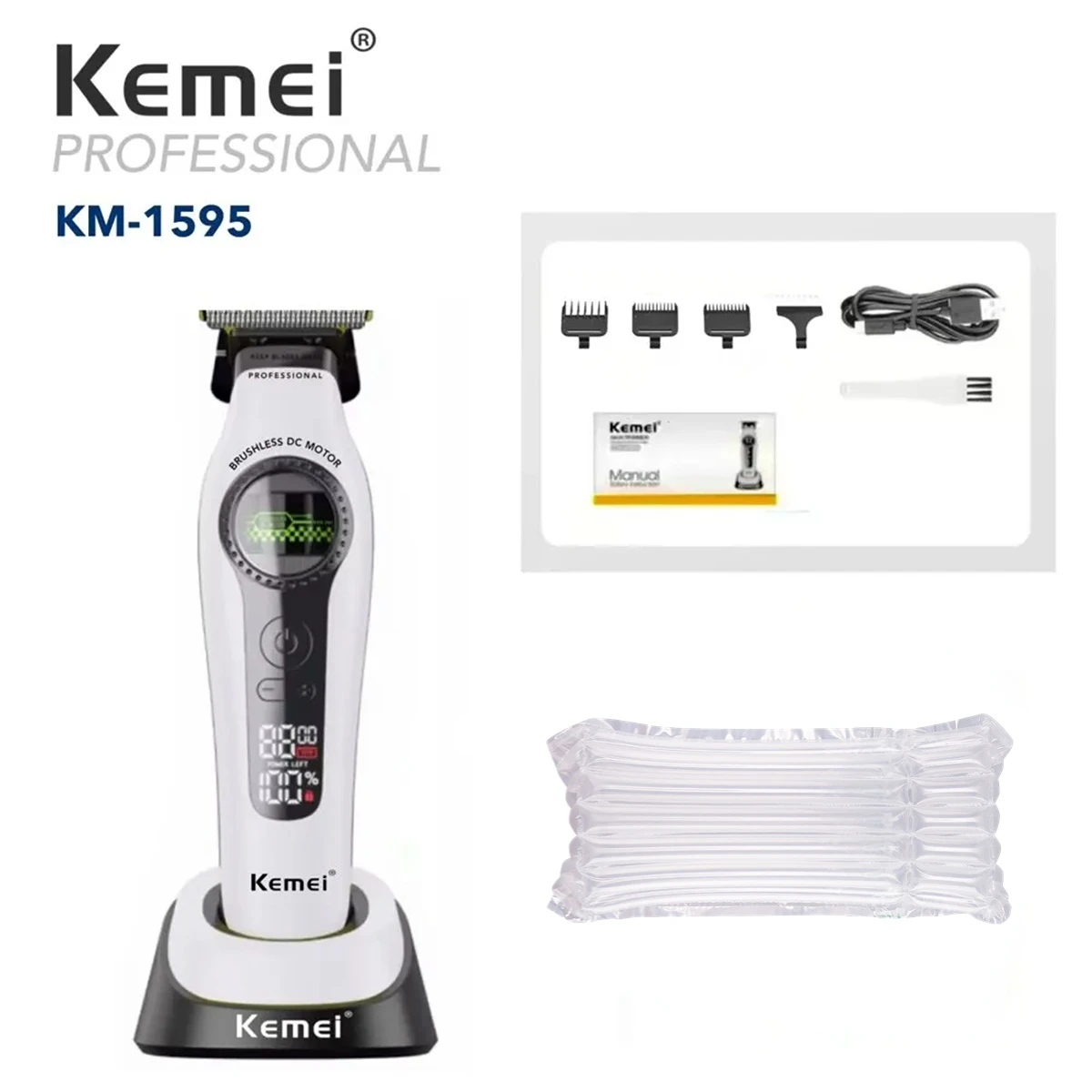Kemei Hair Trimmers Professional Hair Clippers F1 -Super Motor