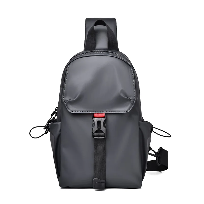 

Casual simple men's chest bag multifunctional fashion portable shoulder bag large capacity light travel crossbody bag.