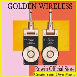 Rowin WS-20 Wireless Guitar System Transmitte Receive Digital Transmitter For Electric Guitar Bass Violin Connect Amp 100ft 