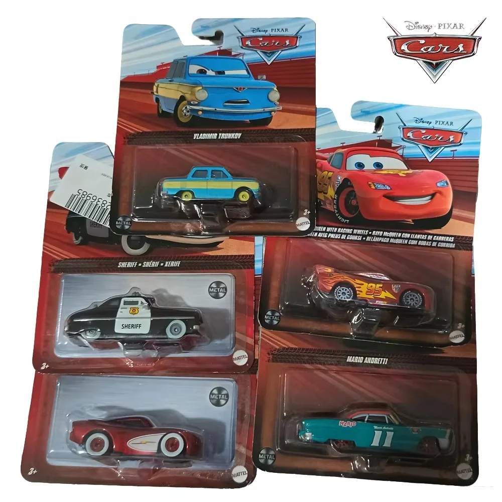 

Подлинные литые металлические автомобили Disney Pixar Cars — Lightning Mcqueen & Mater, коллекционная игрушечная горка премиум-класса, подарок для детей