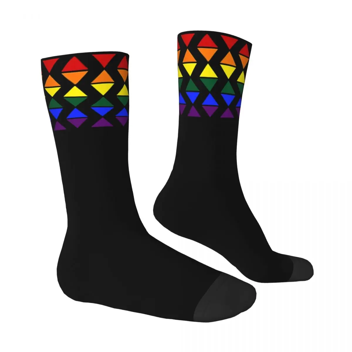 Band Of Pride Triangles Socks Male Mens Women Autumn Stockings Harajuku