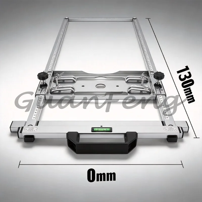 Woodworking Router Circle Milling Groove Positioning Guide, Circular Saw Trimmer Edge‑Guide Cutting Board