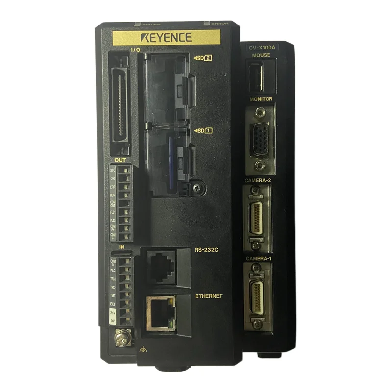 KEYENCE CV-X100A CV-X400A CV-X102F CV-X420A Visual System Image Sensor Controller Used for Reading Engraved Codes in Stock