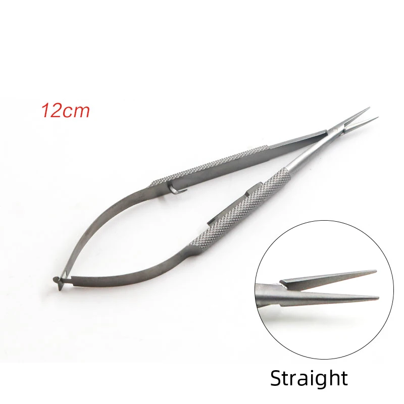 12.5-18cm with Lock Castroviejo Needle Holders Dental forceps ophthalmic surgical instruments