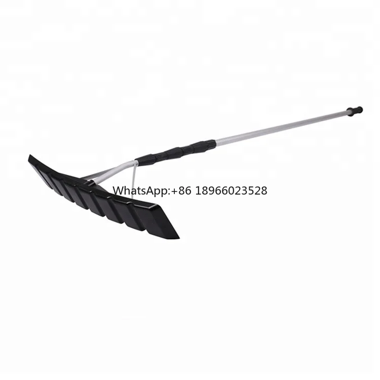 

Wholesale garden tools china roof snow rake snow shovel with 6" by 25" poly blade