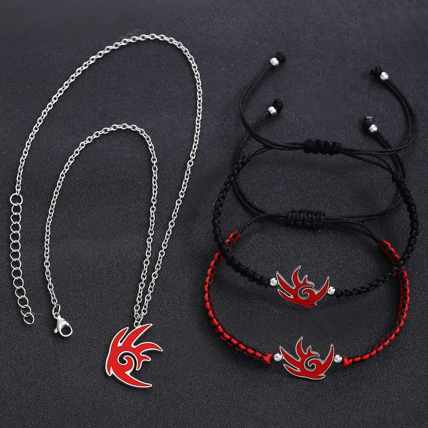 Filme dos desenhos animados sonics anime figura sombras ouriço pulseira para homens mulheres jóias encantos pingente corrente colar acessórios presentes