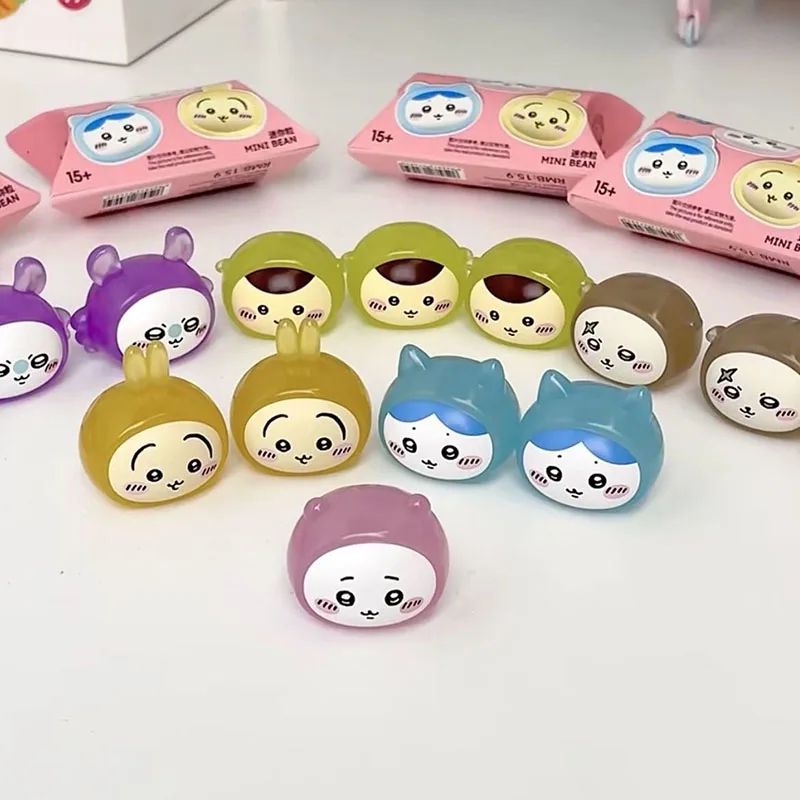 Miniso Chiikawa Usagi Hachiware بيجامة سلسلة صغيرة فول حقيبة غامضة لعبة عصرية هدية تحصيل الشكل انهيار