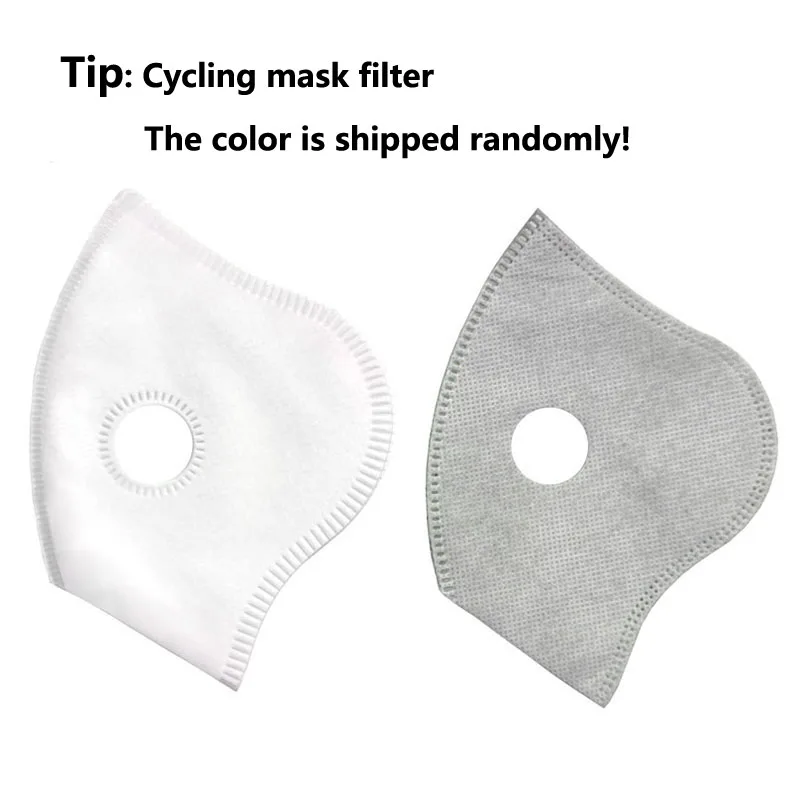 Cycling Face Mask Gasket Masks Filter Activated Carbon Breathing Filters Pm2.5 Filters Air Valve Filter Masks Bike Accessories