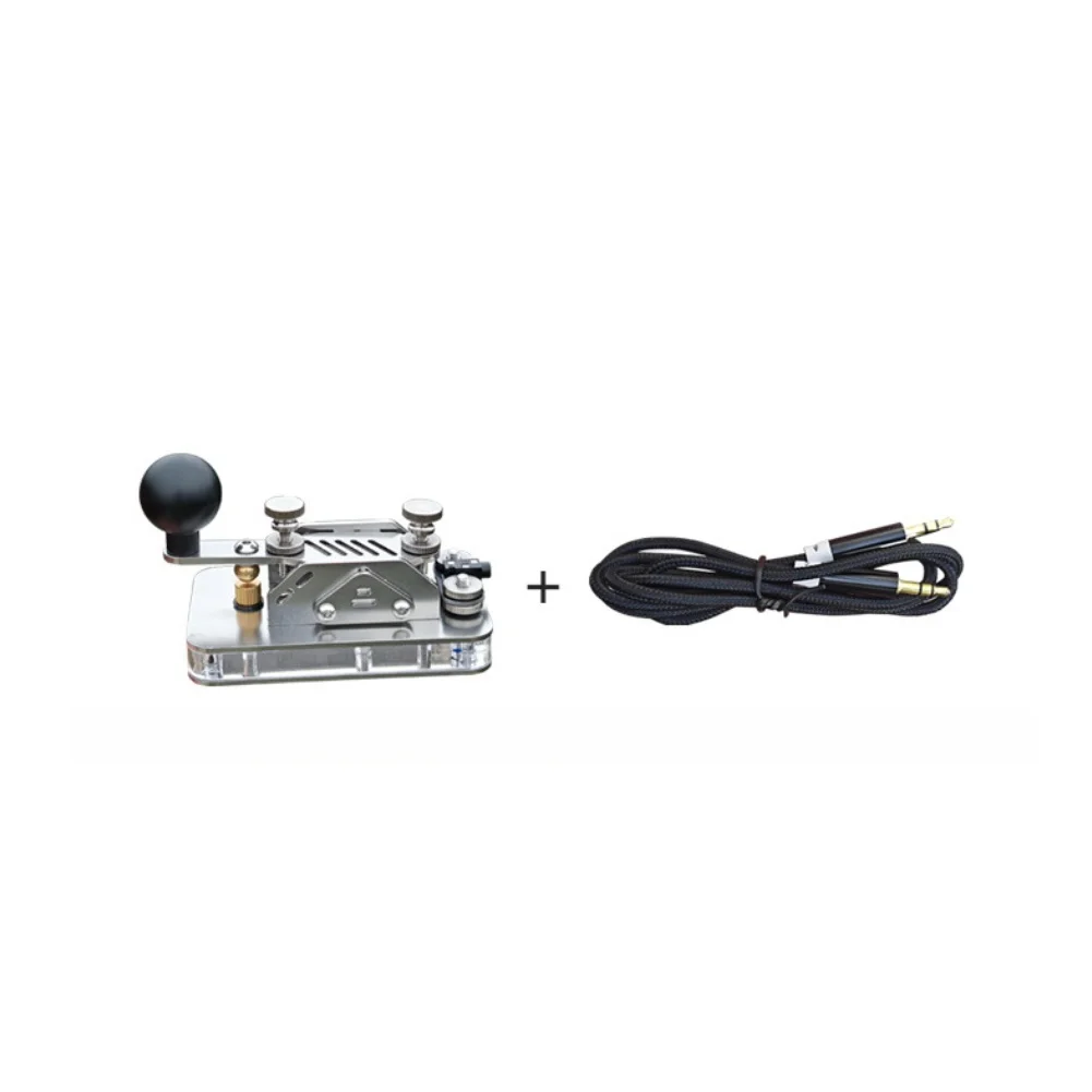 Ham Radio Key Telegraph Key For Radio Training Simple Single-lever Design Includes Connecting Cable For Ham Radio