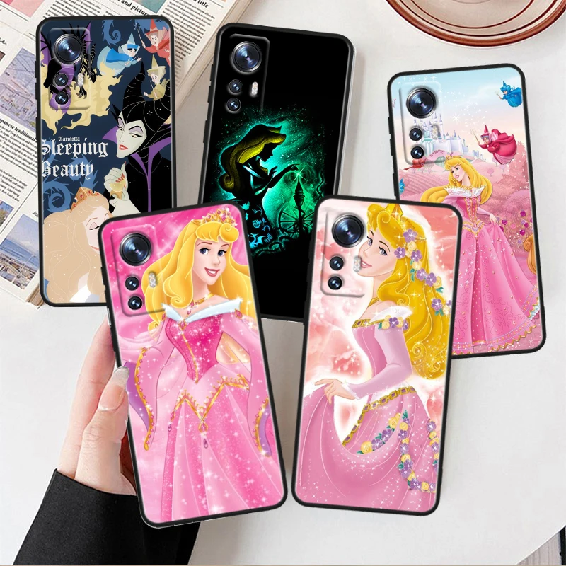 

Disney Princess Aurora For Xiaomi Mi 10T 10S 9T 9 SE 8 A3 A2 6X 5X CC9E Note 10 Lite Pro Mix 3 Black Phone Case Phone Case