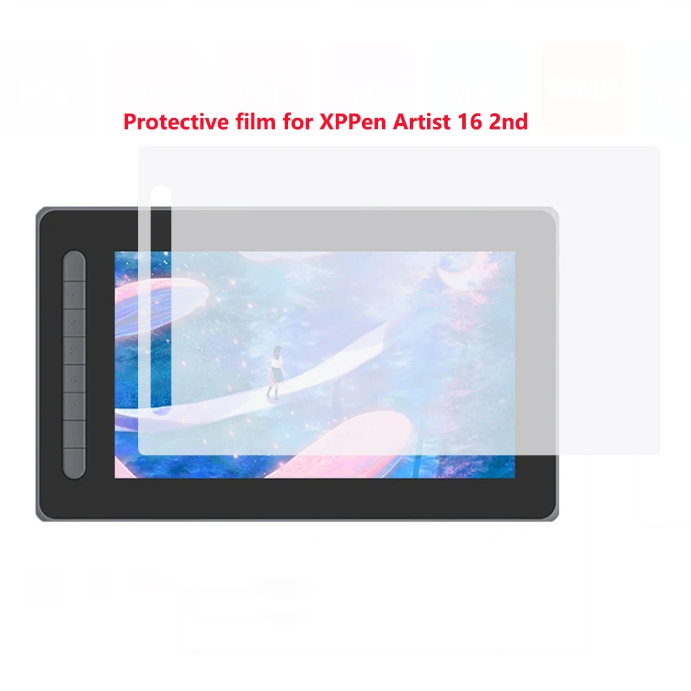 

Protective Film for XPPen Artist Series Pen Display 16 2nd Gen, Screen Protector for Graphics Drawing Tablet