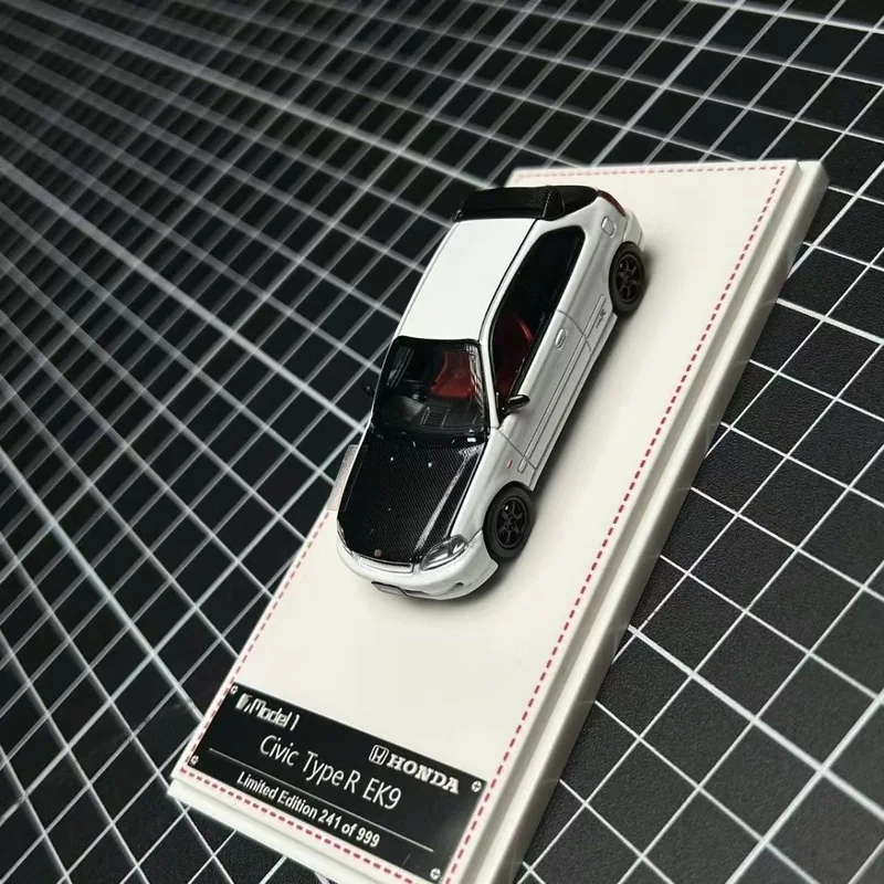 Focal Horizon-FH 1/64 Honda Civic Type-R EK9 Diecast Car Model Alloy Simulation Collection Toy Gift For Boys#peetyeee