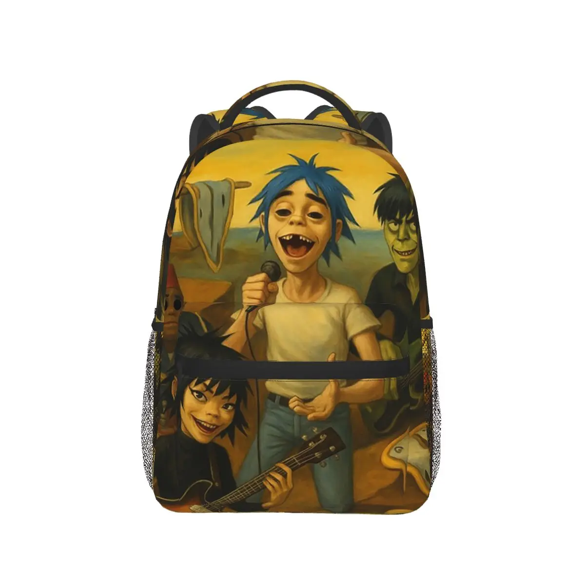 Alternative Surreal Rock Gorillaz Band Backpack Hot Sale Daypack Boys Girls BookBag School Bag Shoulder Bags for Men Women
