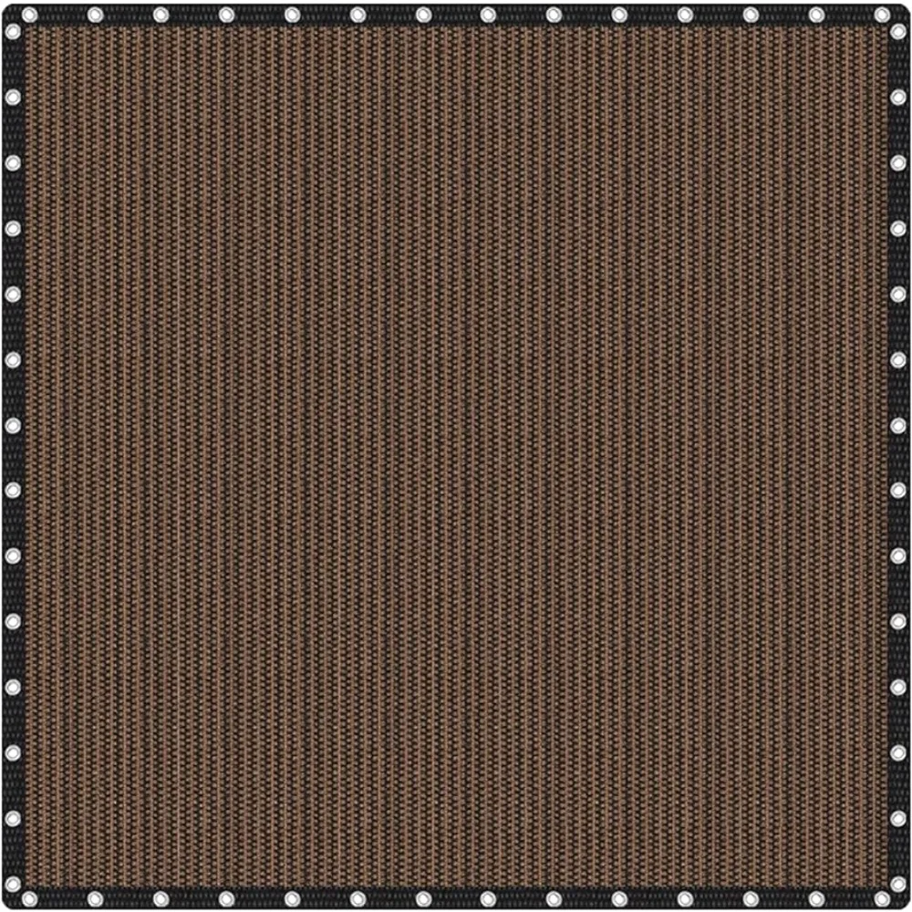 Shade Fabric Sun Shade Cloth Privacy Screen With Grommets for Patio Garden Pergola Cover Canopy 20x20 FT Shed Mocha Freight Free