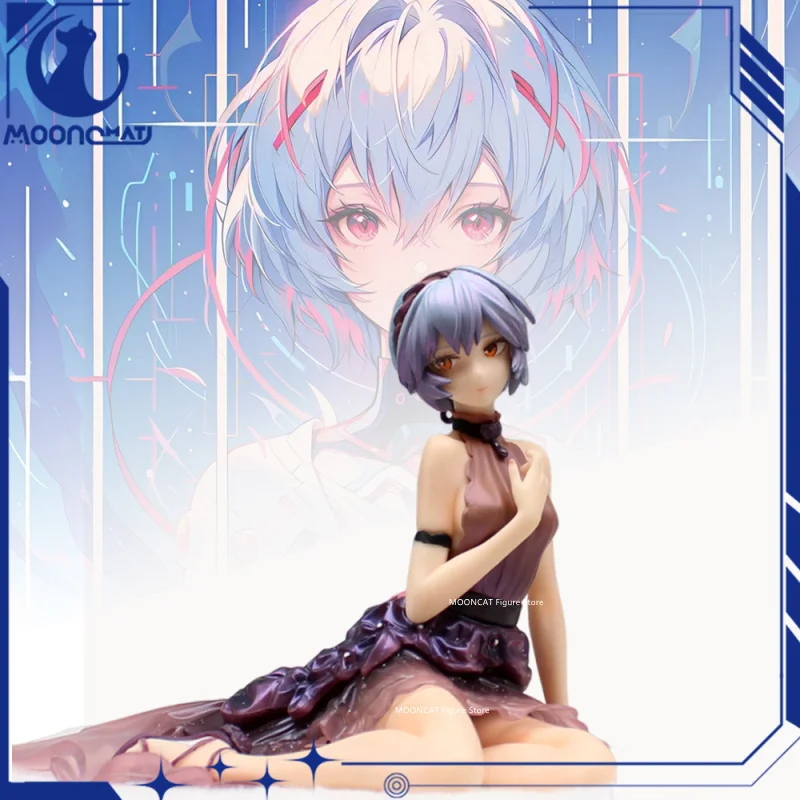 Neon Genesis Evangelion Anime Figure Eva Ayanami Rei 12cm Action Figurine Pvc Statue Collection Model Desk Decoration Toys Gift