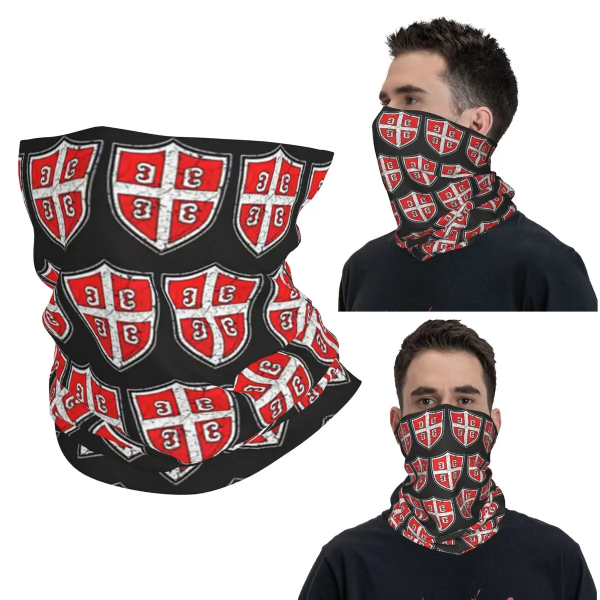 

Сербский крест-флаг, сербский герб, бандана, гетры с принтом, волшебный шарф, многофункциональная повязка на голову для мужчин, женщин, взрослых