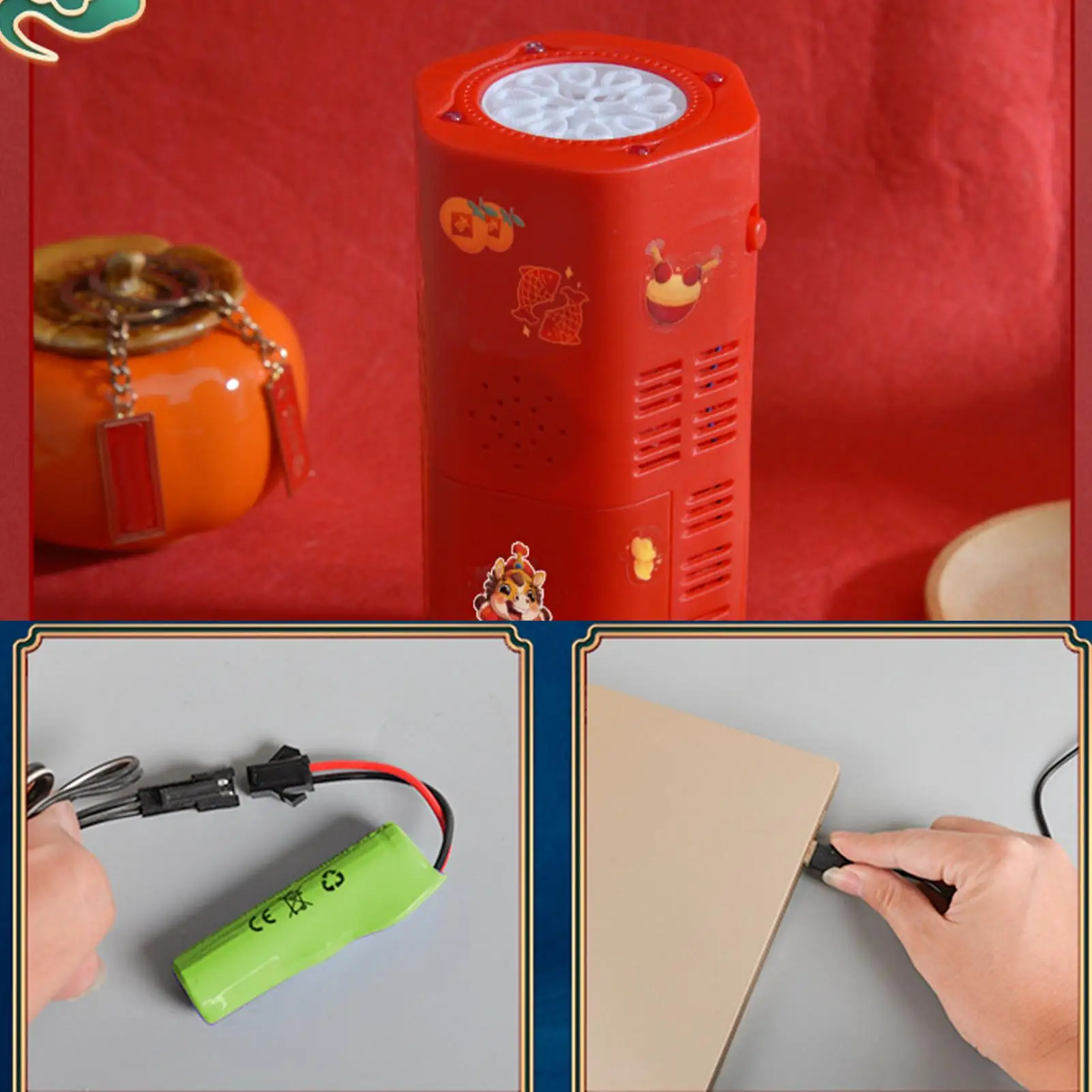 Souffleur de bulles rotatif année des jeux de cheval avec Machine à bulles automatique Rechargeable légère pour anniversaire noël printemps