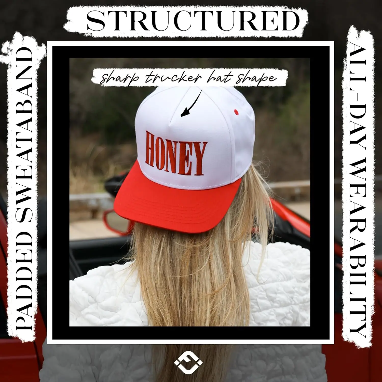 Funky Junque Cappello snapback in tela vintage - Berretto regolabile a 2 toni per uomo donna - Metti It On My, Cowboy, Ragazza Papà, Divertente