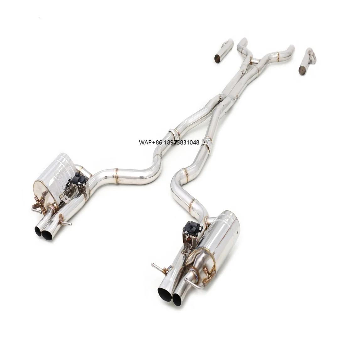 

2014-2022 C63/C63s W205 Factory Stainless Steel/Titanium Valved 4.0T M177 Exhaust System Factory Exhaust Pipes