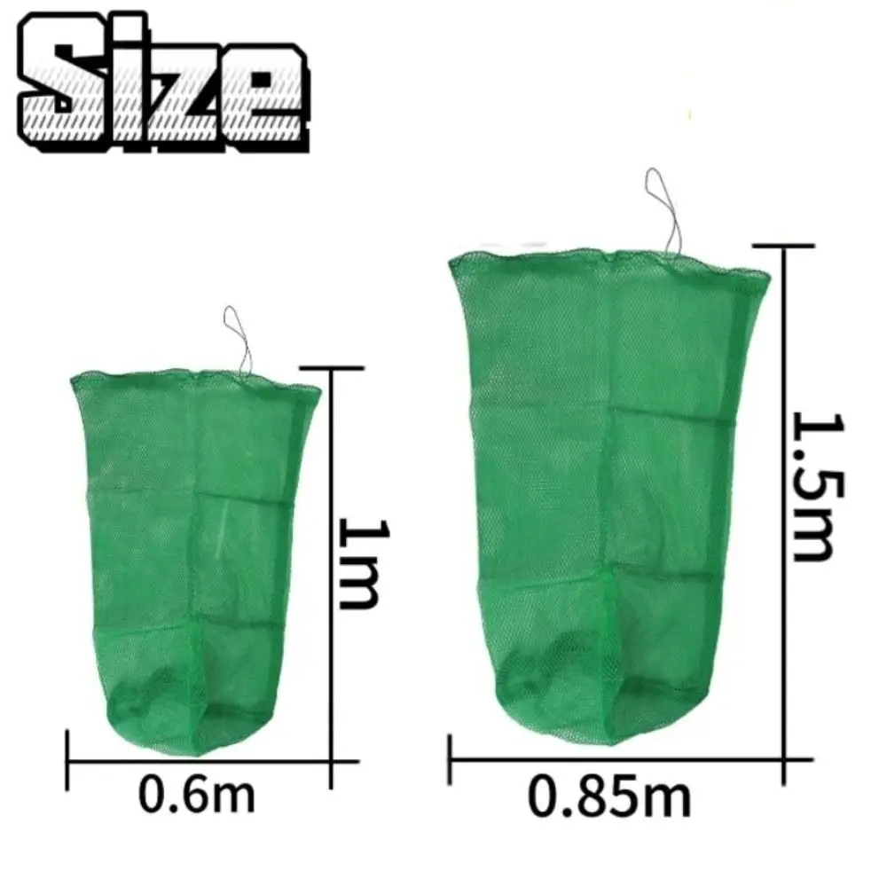 Bolsa de red plegable para pesca de nailon verde: jaula protección - imagen 5
