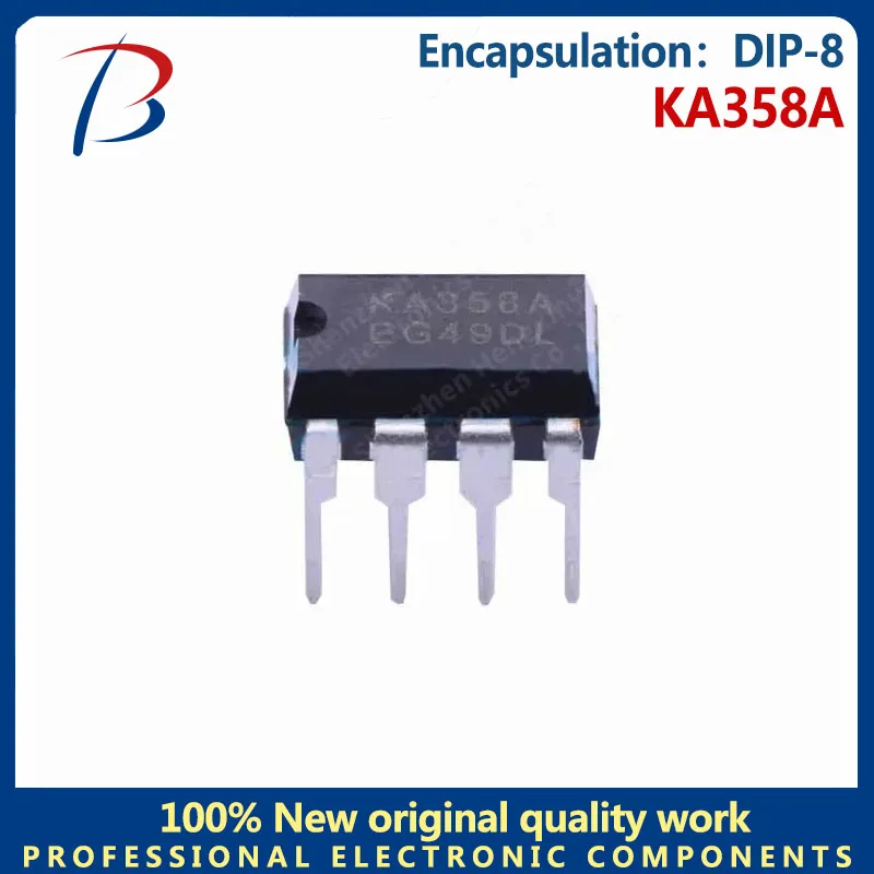 10pcs KA358A package DIP-8 operational amplifier chip