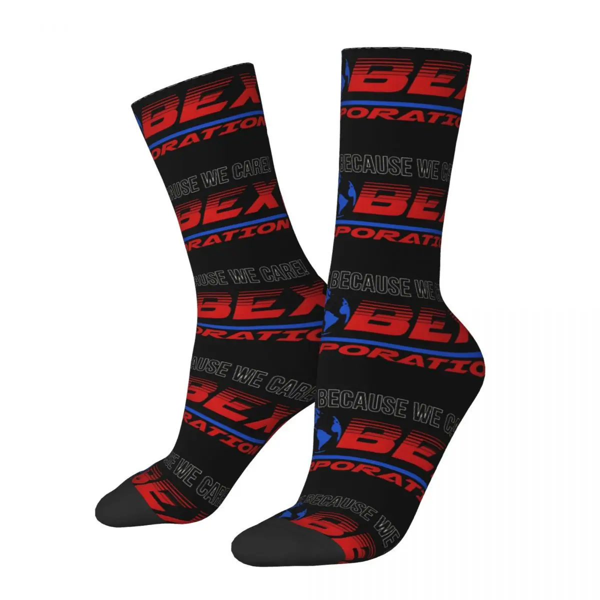 Crazy compression Tremendous Sock for Men Vintage Globex Quality Pattern Crew Sock Novelty