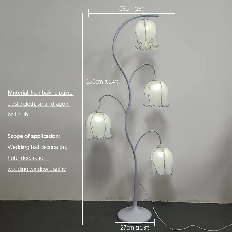 Wpd Moderne Bruiloft Lamp Festival Verlichting Led Licht Voor Feest Podium Weg Leiden Kleine Verse Bloem Achtergrond Decorat