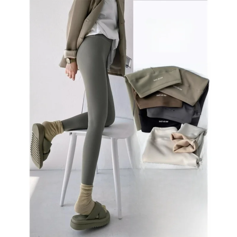 ay ark السراويل عالية الخصر Fce اصطف المرأة Fitn اليوغا السراويل طماق رقيقة الساق ملابس خارجية للخريف حجم صغير