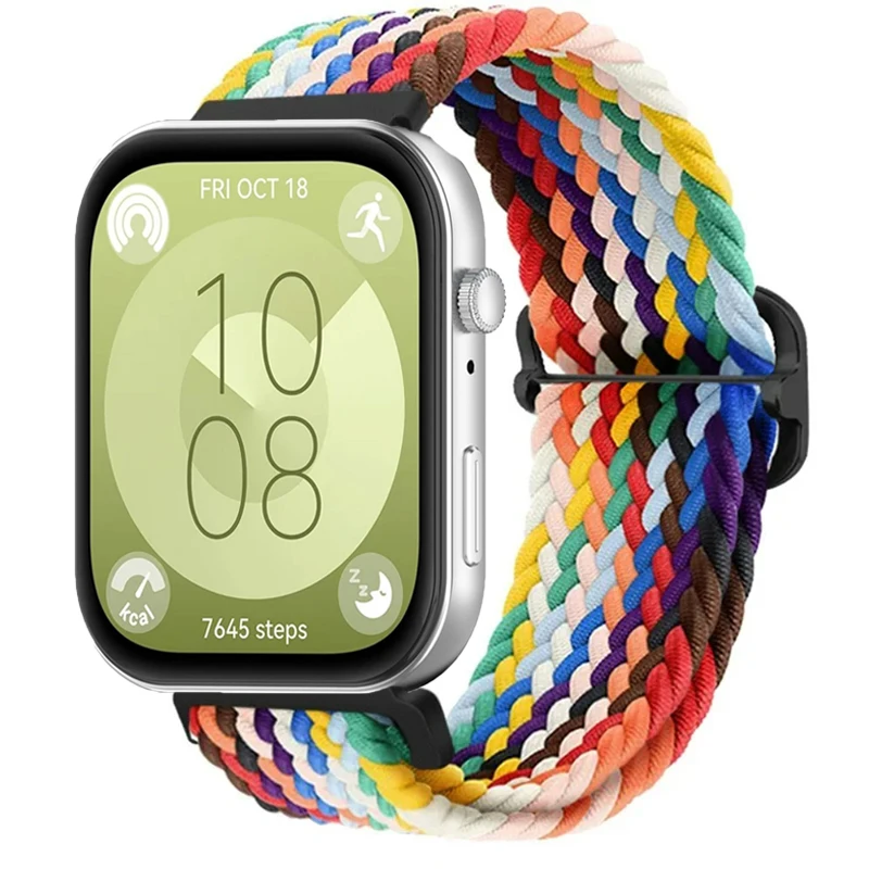 Cinturino in nylon per Huawei Watch Fit 3/Fit 4 Bracciale intrecciato per Huawei Watch Fit 4 Pro Accessori per cinturini sportivi