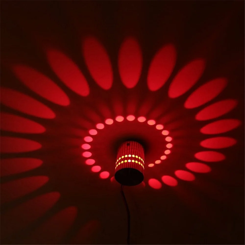 Modern LED Ceiling Light 3W RGB Wall Sconce For Art Gallery Decoration Living Room Front Balcony Porch Corridors Lamp Fixture