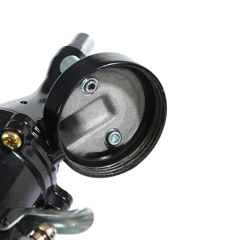 

400CC Air Operated Grease Gun 6000PSI Pneumatic Compressor Pump Flexible Hose Portable Grease Gun 2 Coupler 1 Bent Metal Pipe