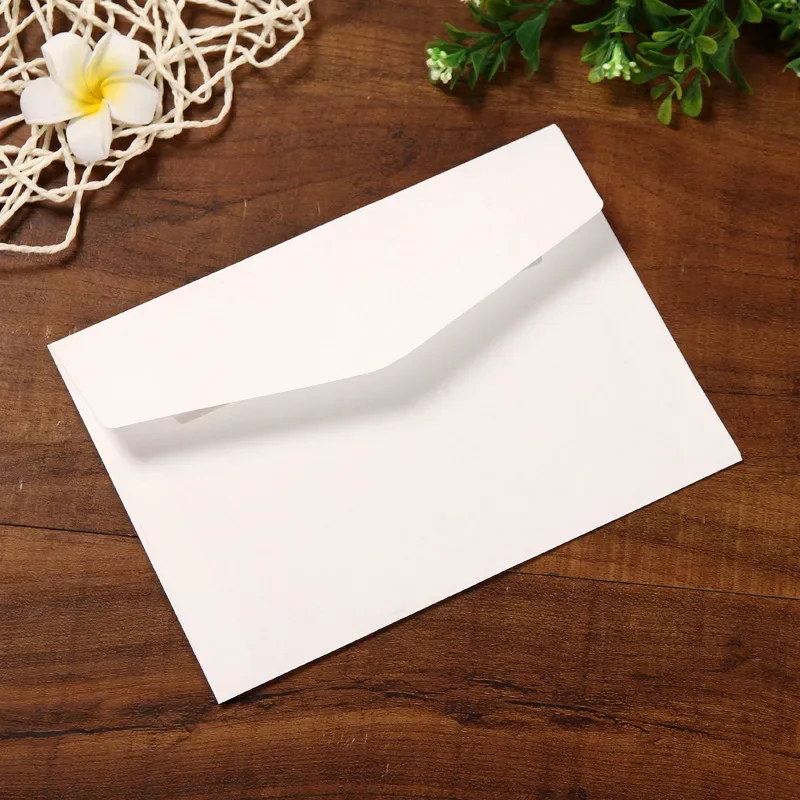 50pcs/lot 17.5X12.5cm Envelope 120g Kraft Paper Greeting Card and Envelope for Wedding Invitation Small Business Packing Storage