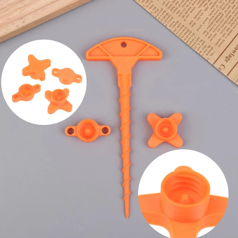 1 Set Penutup Nosel Sealant Plastik Berkualitas Tinggi, Mencegah Pengeringan untuk Tabung Kaca & Caulk, Cocok untuk Ukuran Standar, Alat DIY