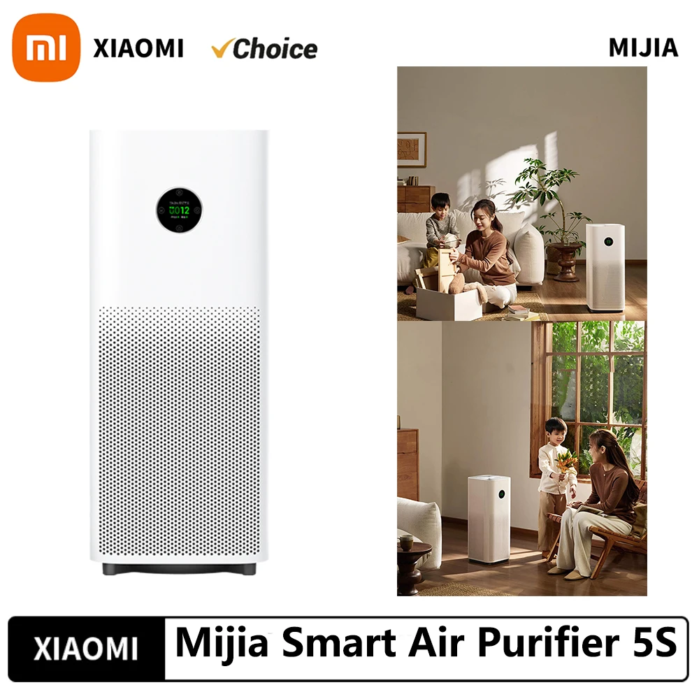 

Новый умный очиститель воздуха Xiaomi Mijia 5S, шестикратная очистка и удаление алдегида, бытовой светодиодный дисплей с низким уровнем шума, 30,4 дБ (A)