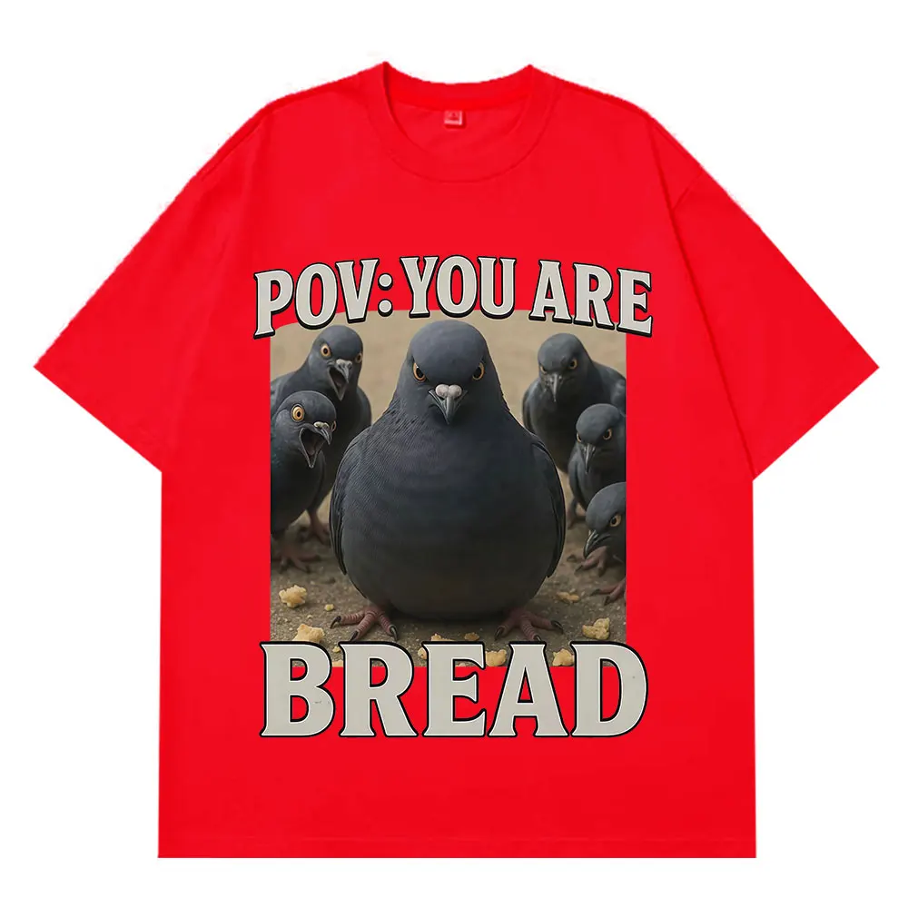 Engraçado pombo birdy gráfico moda t camisa homem mulher de manga curta hip-hop camisetas verão oversized algodão solto respirável topo