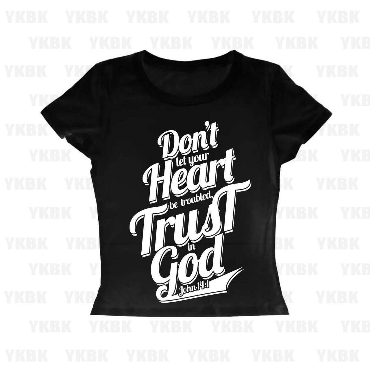 Don't Heart Trust God T Shirt Short sleeves Round Neck For Women Embrace Uniqueness Proudly Express Individuality