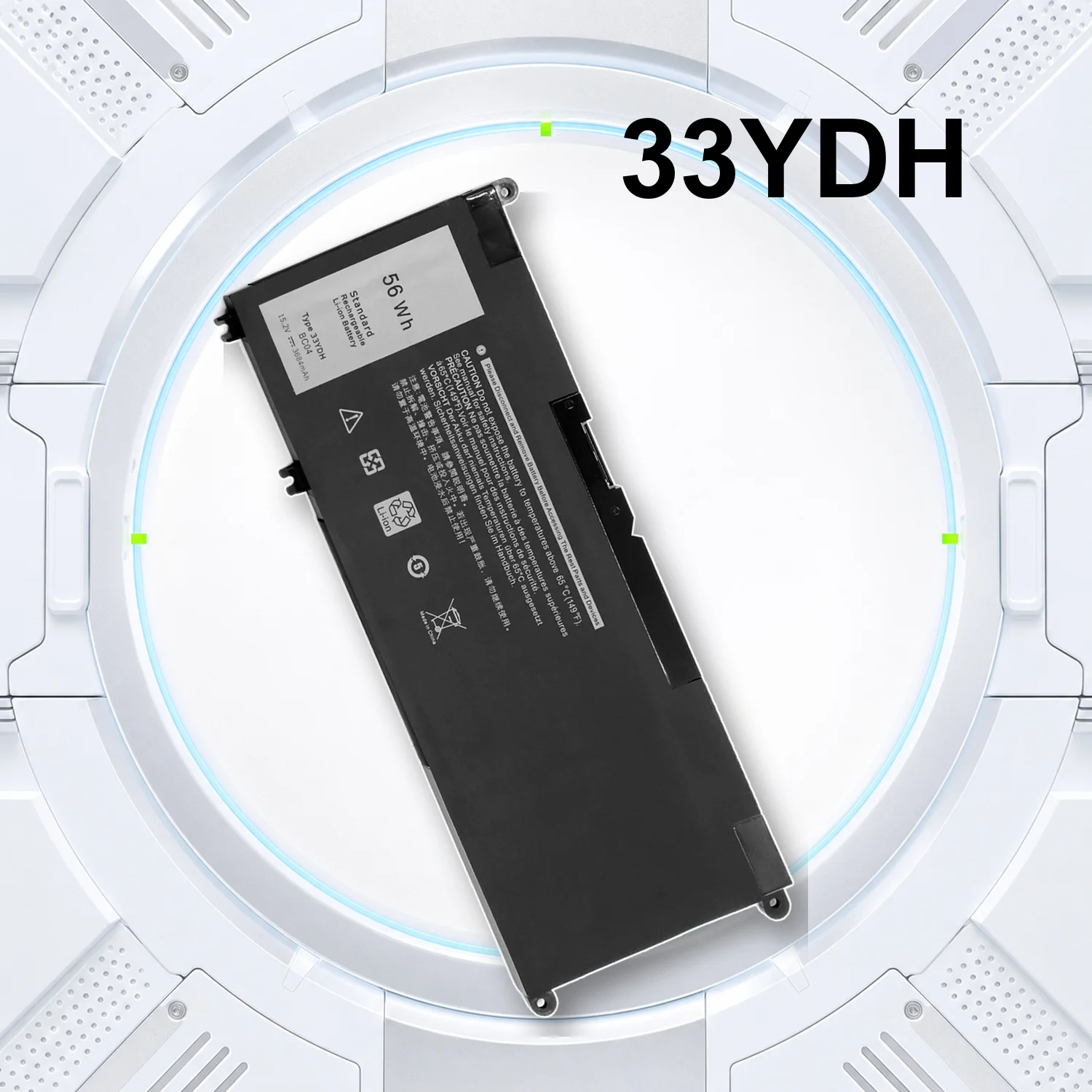 33YDH 56Wh 15.2V Laptop Battery For Dell Inspiron 15 7577 17 7778 7773 G3 3579 G5 5587 G7 7588 Latitude 3380 3490 3580
