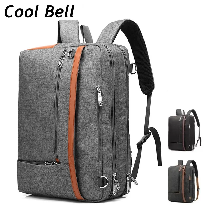 

Cool Bell Brand Messenger Backpack Laptop Bag 15.6,17.3 Inch Notebook PC Shoulder Shockproof Waterproof Packsack,Dropship 5506