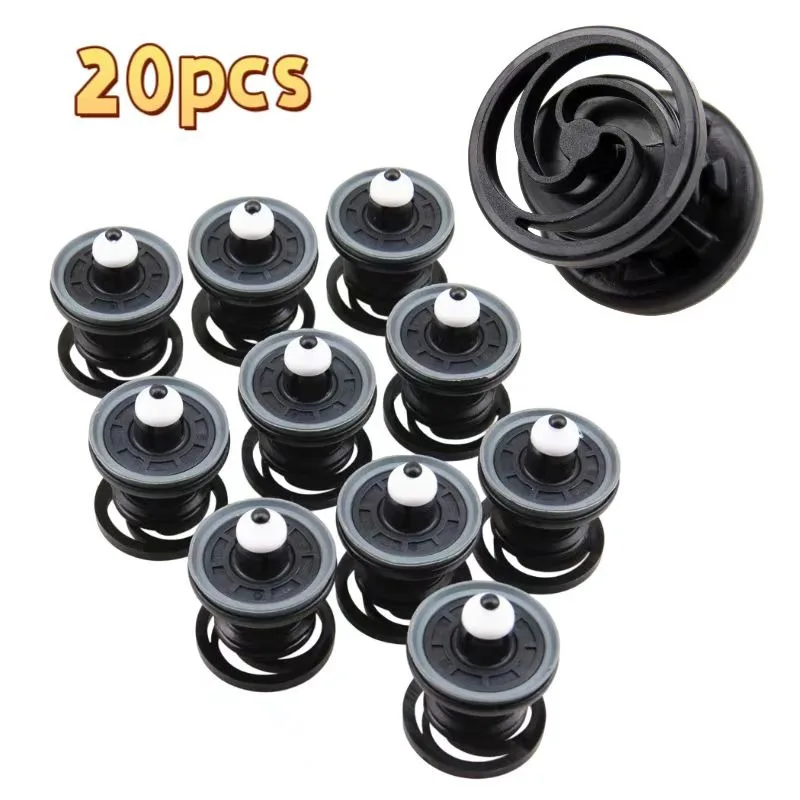 20 Peças de Clipe de Cartão para Painel de Porta Interna de Carro 7L6868243 para Caddy, Touran, Tiguan, Golf 4, 5, 6, 7, Passat, CC, Polo, Beetle, Jetta, T5