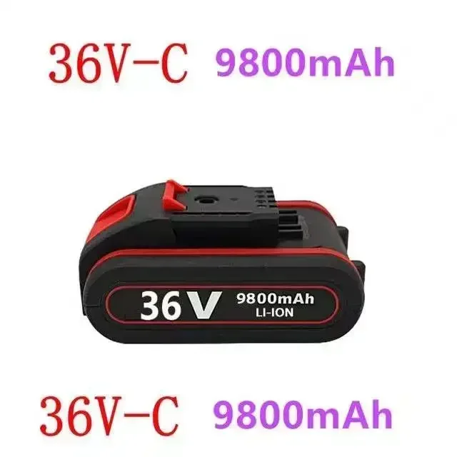 2024 New 21V 36v 9800mah electric tool general rechargeable lithium battery electric screw driver electric drill Li-ion batter