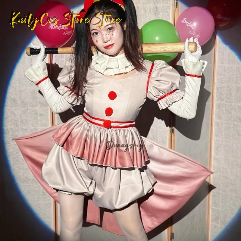 Costume de Cosplay de Clown pour adultes, Costumes Pennywis pour Halloween, spectacle de résurrection, tenues de carnaval d'halloween