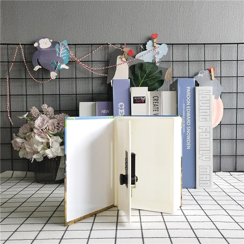Aufbewahrungs-Safe für Zuhause, Wörterbuch, Buch, Bank, Geld, Bargeld, Schmuck, versteckter geheimer Sicherheitsschrank mit 2-Schlüsseln, Schloss-Drop
