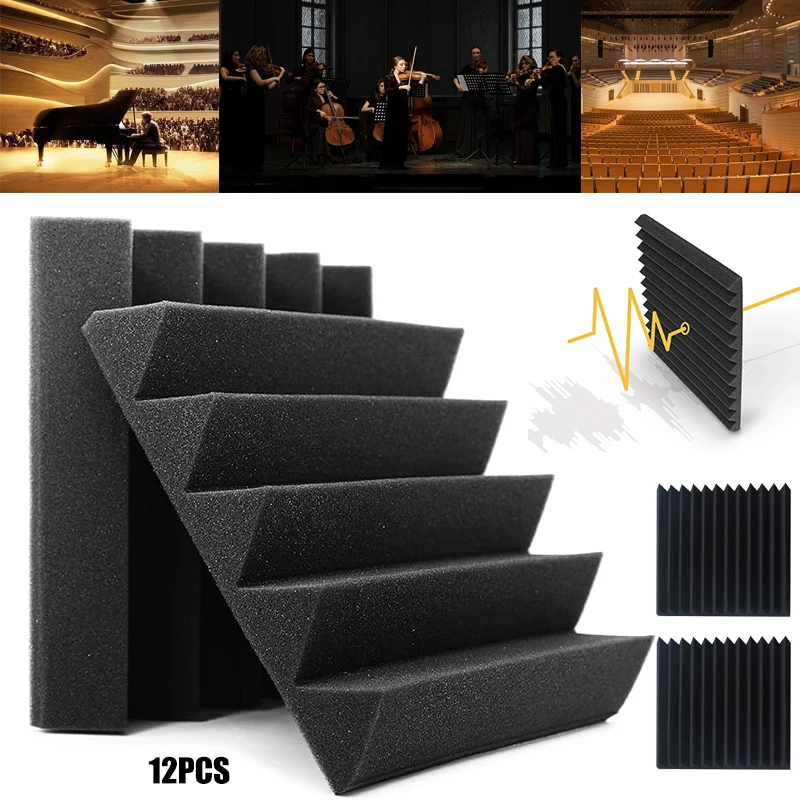 

Flame-retardant Triangular Grooved Acoustic Cotton Studio Drum Room Sound Insulation Acoustic Cotton