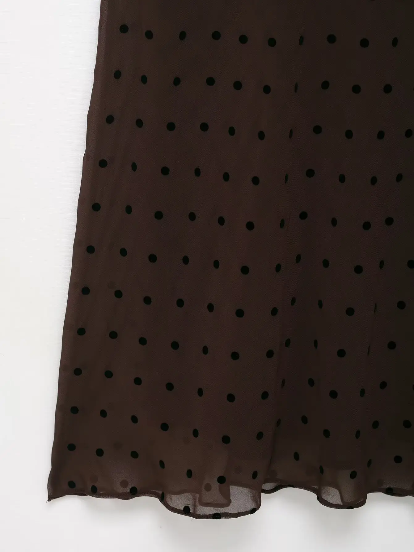 Jupe Maxi plissée taille haute pour femmes, écharpe en soie à pois, à la mode, élégante, sans bretelles, longue, nouvelle collection été 2025