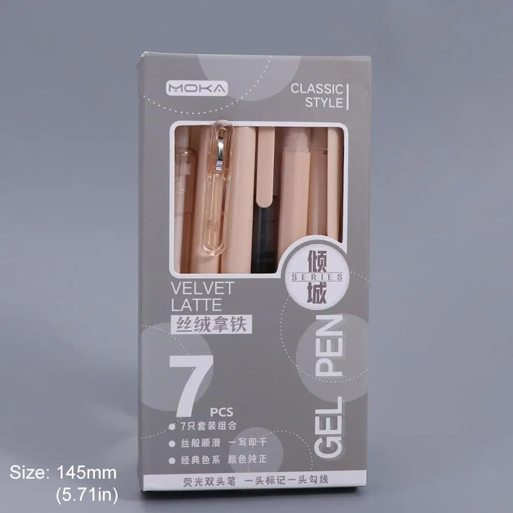 

Aesthetic ST Nib Press Gel Pen Black Ink 0.5mm Neutral Gel Pen Writing Smoothly Quick-Drying Signature Pen Back To School