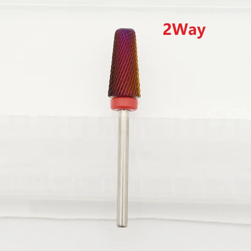 Purple Tungsten Carbide Nail Drill Bit 3/32