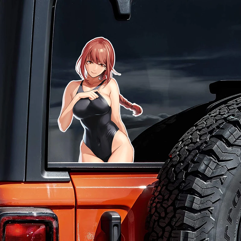 For Chainsaw Man Maxima Car Stickers Creative Fashion Decal  Waterproof Vinyl Decal Car Accessories Decor