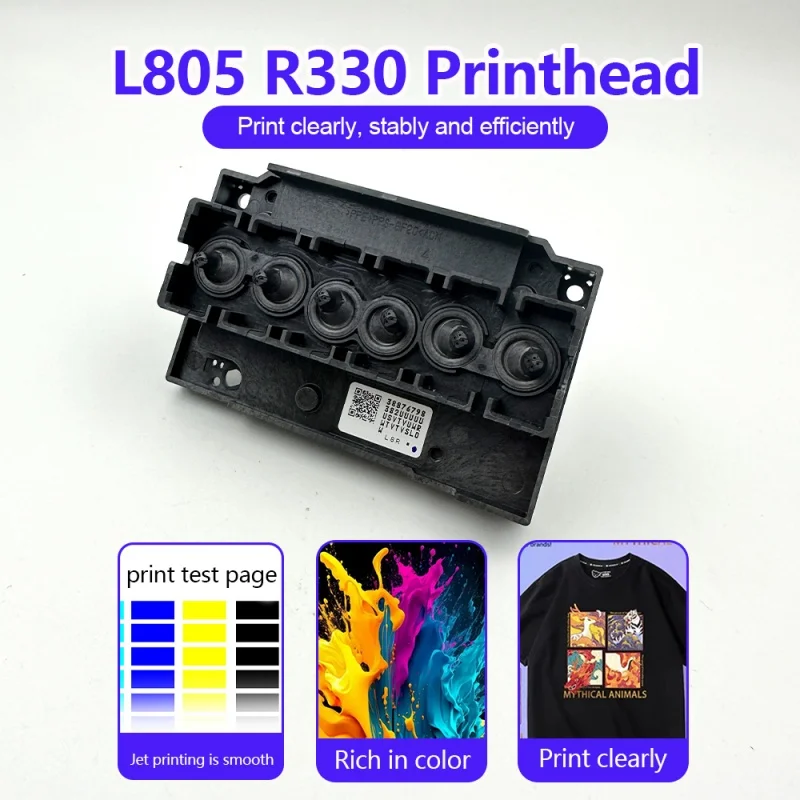 F180000 Print Head L805 for Epson R330 R280 R285 R290 R295 L800 L801 L850 T50 TX650 RX610 Nozzles