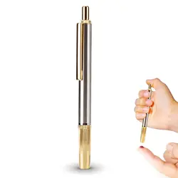 Blood Lancing Pen,Stainless Steel Slight Pain Cupping Acupuncture Massage Device Blood Test Tools for Relaxing Trigger Self